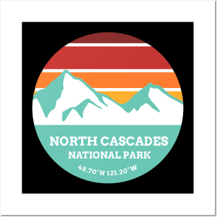 North Cascades National Park Retro Posters and Art